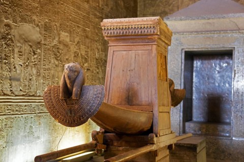 Sanctuary of Nectanebo II in the sanctuary of the temple of Edfu