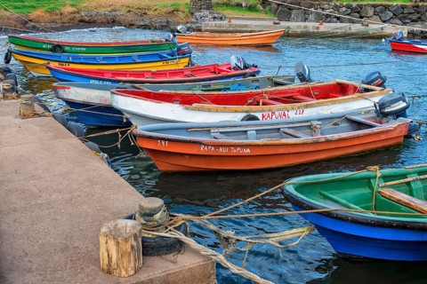 Fishing port Hanga Roa