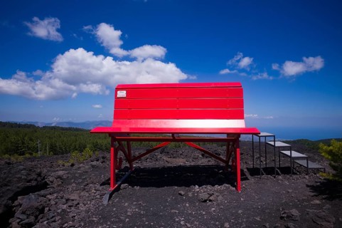 Giant Red Bench