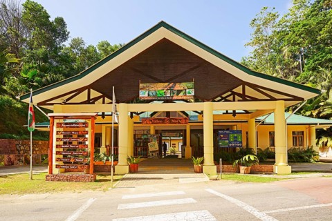 Entrance to Vallee de Mai National Park