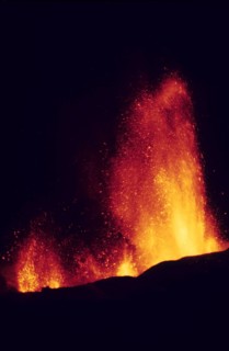 Lava eruption