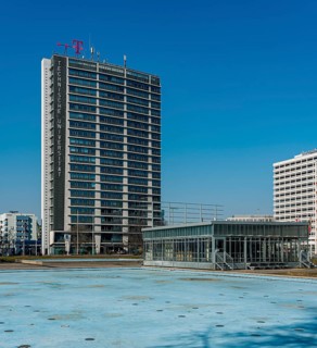 High-rise buildings and commercial buildings at Ernst-Reuter-Platz
