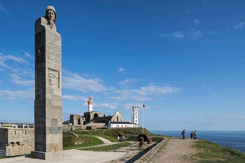 Monument in honour of the seamen killed in the First World War at Pointe Saint-Mathieu