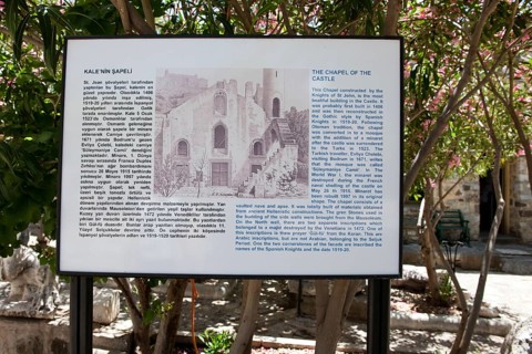 Information board on Chapel
