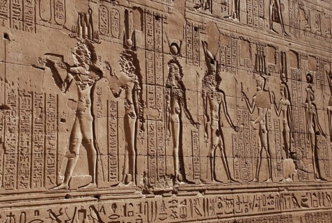 Defaced reliefs