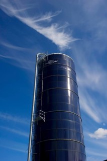 Harvestore System tower for silage storage