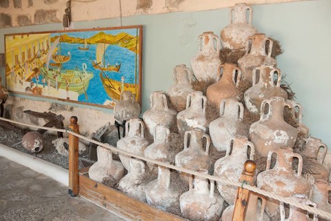 Recovered Ancient Amphorae