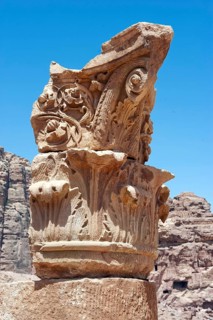 Corinthian column fragment
