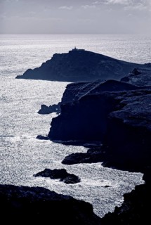 View at the end of hiking trail on Cape Ponta de Sao Lourenco