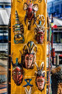 Wooden masks from the Ivory Coast