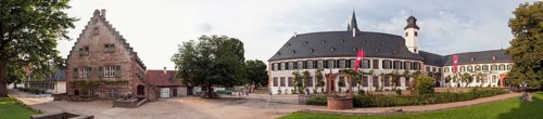 Seligenstadt Abbey Panorama Germany