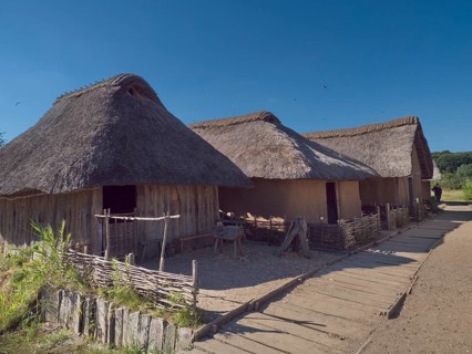 Scientific reconstruction of the Viking village of Haithabu