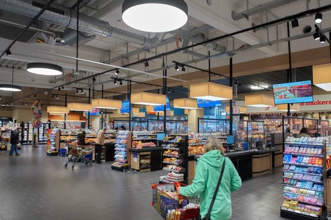 Checkout area