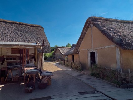 Scientific reconstruction of the Viking village of Haithabu
