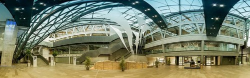 Darmstadtium Congress Centre Darmstadt Panorama Germany