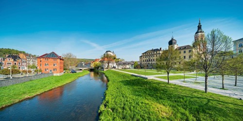 Town view with Upper Castle