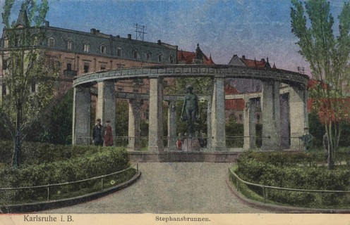 Stephansbrunnen in Karlsruhe