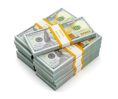 Creative business finance making money concept
