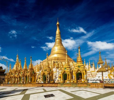 Myanmer famous sacred place and tourist attraction landmark