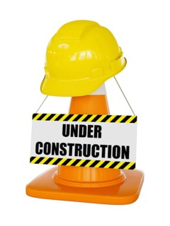 Under construction concept background