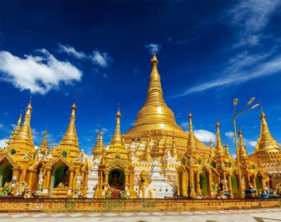 Myanmer famous sacred place and tourist attraction landmark