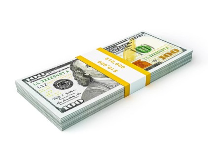 Creative business finance making money concept