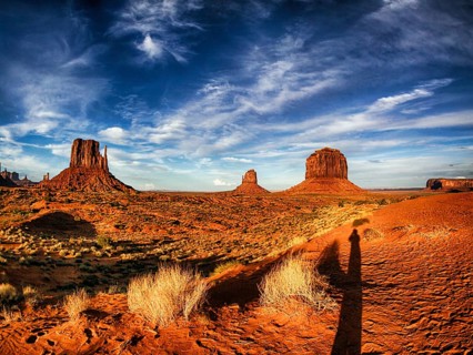 Rock formation in Monument Valley