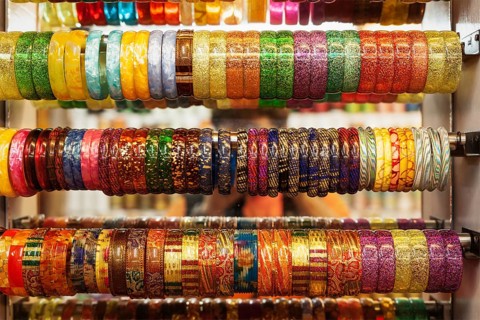 Indian Bangles in a shop