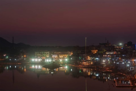 Sacred Puskhar lake