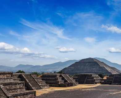 Travel Mexico background