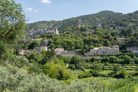 View of the village Oppede-le-Vieux