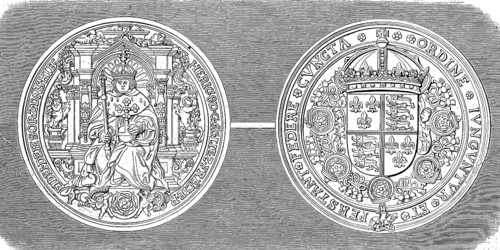 The seals of King Henry VIII. Henry VIII Tudor