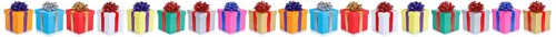 Christmas Gifts Birthday Christmas Gifts Banner Giveaway Against a White Background