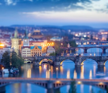 Travel Prague concept background