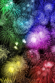 New Year's Eve fireworks New Year's Eve background colourful New Year New New backgrounds in Stuttgart