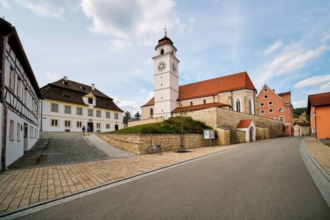 Rectory and church