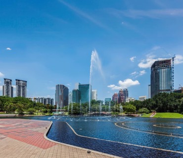 Skyline of Central Business District of Kuala Lumpur