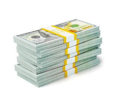 Creative business finance making money concept