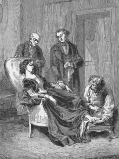 The death of Hannah Greener from inhaling too much chloroform as an anaesthetic