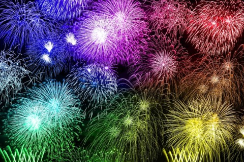 New Year's Eve Fireworks New Year's Eve Background Colourful New Year New New Backgrounds