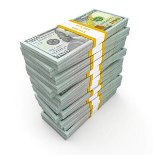 Creative business finance making money concept