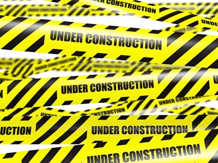 Under construction concept background