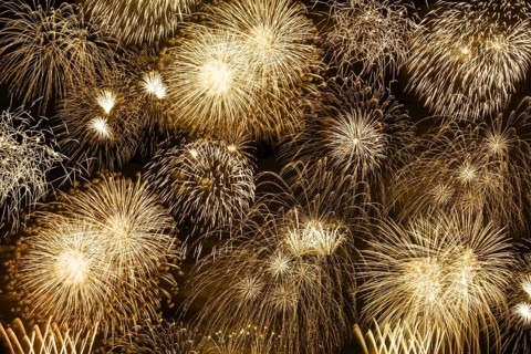 New Year's Eve Fireworks New Year's Eve Gold Golden Background New Year New New Backgrounds in Stuttgart