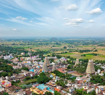 Lord Bhakthavatsaleswarar Temple. Built by Pallava kings in 6th century. Thirukalukundram Thirukkazhukundram