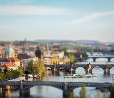 Travel Prague concept background