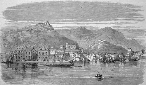 Archipelago of La Maddalena off the north-east coast of Sardinia in the province of Nord-Est Sardegna in 1869