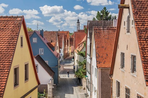 Old Town Alley and Roofs