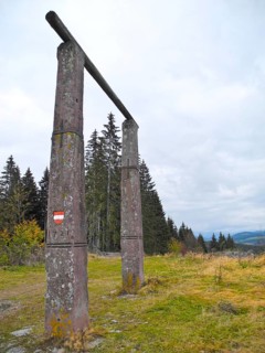 Historical gallows from 1727 on the Dreyberghoehe near Villingen
