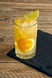 Vodka and orange juice cocktail