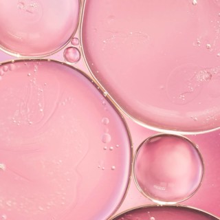 Translucent oil drops liquid smooth rose blurred background. Resolution and high quality beautiful photo